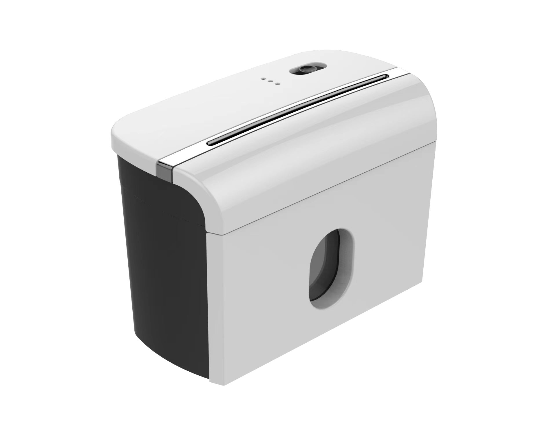 Cross cut desktop shredder